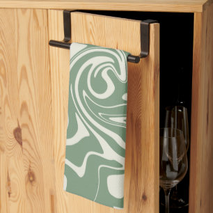 Linge De Cuisine Déversement - Vert