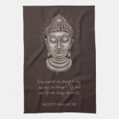 Linge De Cuisine Devis Bouddha Nom Personnalisé (Vertical)