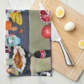 Linge De Cuisine Dia de los Muertos (Quart Plié)