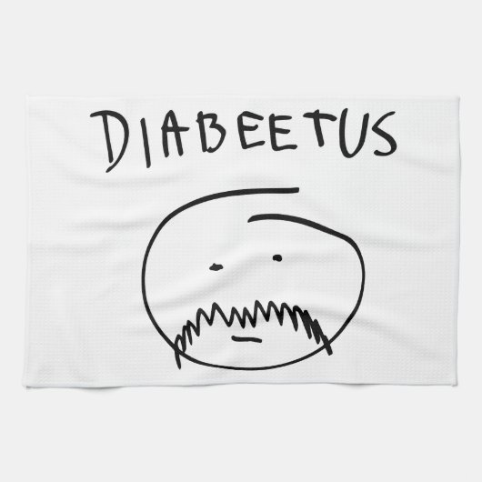 Linge De Cuisine Diabeetus (version de croquis) (Horizontal)