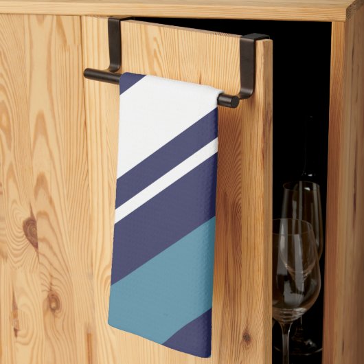 Linge De Cuisine Diagonale en bande moderne (Pliage en tiers)