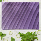 Linge De Cuisine Diagonale pourpre feuille (Plié)