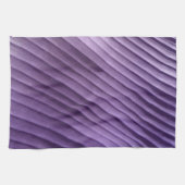 Linge De Cuisine Diagonale pourpre feuille (Horizontal)