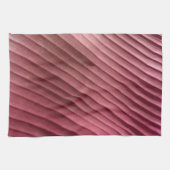 Linge De Cuisine Diagonale rouge feuille (Horizontal)