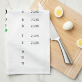 Linge De Cuisine Diagramme d'oeil de Snellen (Quart Plié)