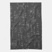 Linge De Cuisine Diagrammes et formules de physique (Vertical)