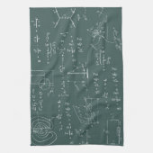 Linge De Cuisine Diagrammes et formules de physique (Vertical)