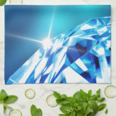 Linge De Cuisine diamant bleu (Plié)