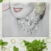 Linge De Cuisine Diamants 2 (Plié)