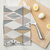 Linge De Cuisine Diamants d'art de l'ère atomique Or d'argent (Quart Plié)