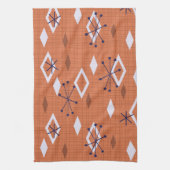 Linge De Cuisine Diamants du milieu du siècle Starbursts Burange Or (Vertical)