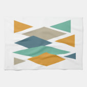 Linge De Cuisine Diamants et Triangles Modernes du milieu du siècle (Horizontal)