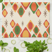 Linge De Cuisine Diamants Ovales Starbursts Multicolore (Plié)