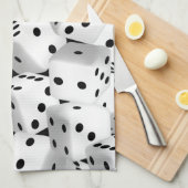 Linge De Cuisine Dice chanceux (Quart Plié)