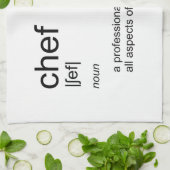 Linge De Cuisine Dictionnaire de définition CHEF de la conception d (Plié)