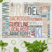 Linge De Cuisine Dictionnaire informatique en couleurs (Plié)
