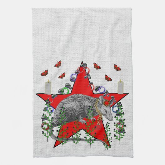 Linge De Cuisine Dieu de rat (Vertical)