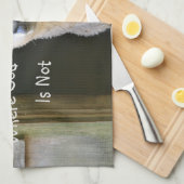 Linge De Cuisine Dieu est partout mouton (Quart Plié)