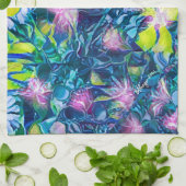 Linge De Cuisine Digital Nature Floral, Daisy Blues (Plié)