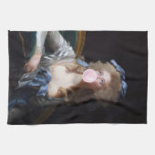 Linge De Cuisine Digne avec Bubble Gum rose (Horizontal)
