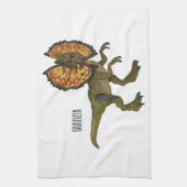 Linge De Cuisine Dilophosaurus dessin animé (Vertical)