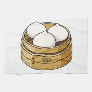 Linge De Cuisine Dim sum dessin animé