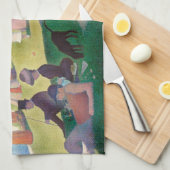 Linge De Cuisine Dimanche sur La Grande Jatte Seurat Peinture (Quart Plié)