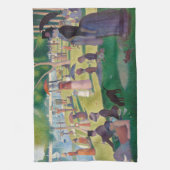Linge De Cuisine Dimanche sur La Grande Jatte Seurat Peinture (Vertical)