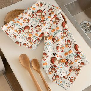 Linge De Cuisine Dinde de Thanksgiving Motif d'Automne
