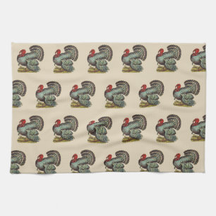 Linge De Cuisine Dinde Vintage