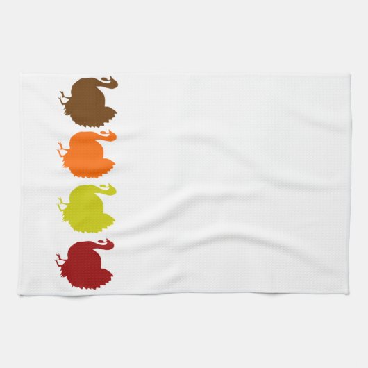 Linge De Cuisine Dindes de chute (Horizontal)