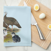 Linge De Cuisine Dindes Famille Sauvage de l'Est (Quart Plié)