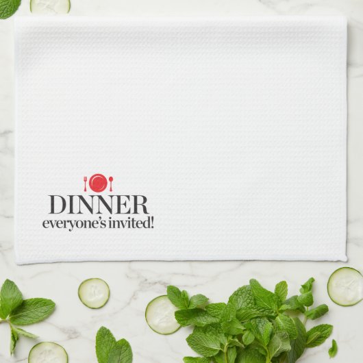 Linge De Cuisine Dîner chacun invité (Plié)