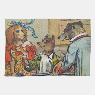 Linge De Cuisine Dîner de chien victorien Dress Doggy