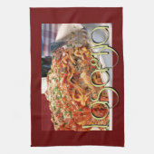 Linge De Cuisine Dîner Lasagna au restaurant italien (Vertical)