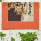 Linge De Cuisine Dîner vintage de thanksgiving (Plié)