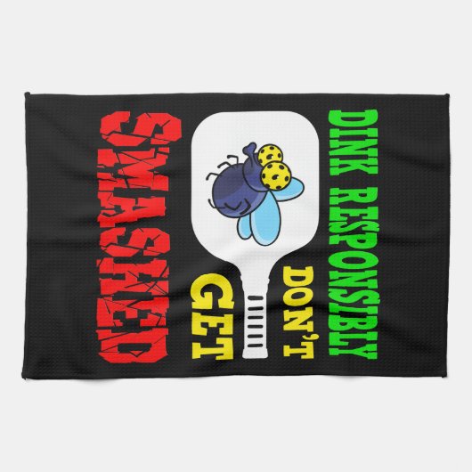 Linge De Cuisine Dinez de manière responsable - Funny Pickleball (Horizontal)