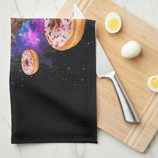 Linge De Cuisine Dinosaur T-Rex Donuts (Quart Plié)