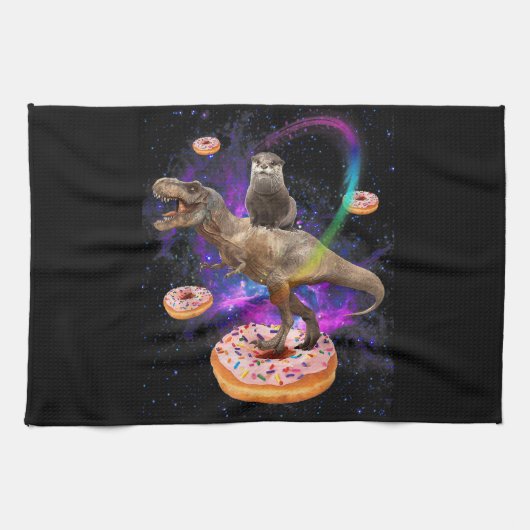 Linge De Cuisine Dinosaur T-Rex Donuts (Horizontal)