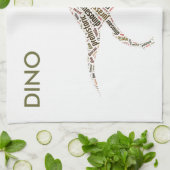 Linge De Cuisine Dinosaure (Plié)