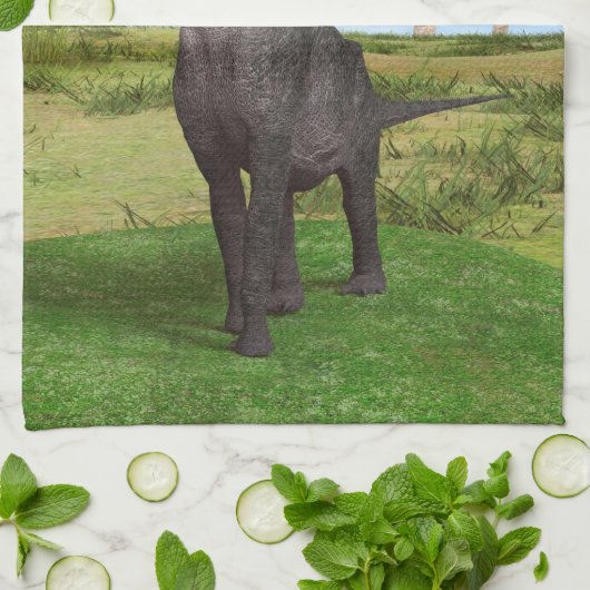 Linge De Cuisine Dinosaure Brachiosaurus (Plié)