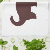 Linge De Cuisine Dinosaure Brown (Plié)