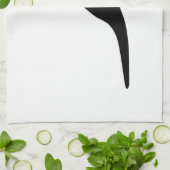 Linge De Cuisine Dinosaure noir (Plié)