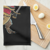 Linge De Cuisine Dinosaure Pirate T-Rex Drôle Costume Halloween (Quart Plié)