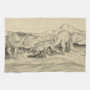 Linge De Cuisine Dinosaures classiques