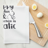 Linge De Cuisine Dire drôle malpropre d'humour de cuisine de (Quart Plié)