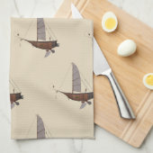 Linge De Cuisine Dirigeable Stempunk (Quart Plié)