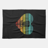 Linge De Cuisine DiscGolf - Panier cible rétro Vintage (Horizontal)