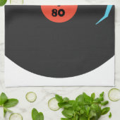 Linge De Cuisine Disco 80's - Retro Party - White (Plié)