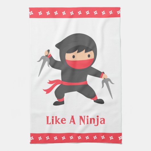 Linge De Cuisine Discrétion Ninja avec des armes de Sai pour des (Vertical)